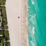 Birds Eye View of a Beach in Miami, Florida by Mylo Kaye